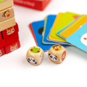 Wooden ANIMAL JENGA Game - Tooky Toy