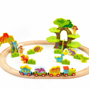 Wooden DINOSAUR TRAIN SET - Tooky Toy